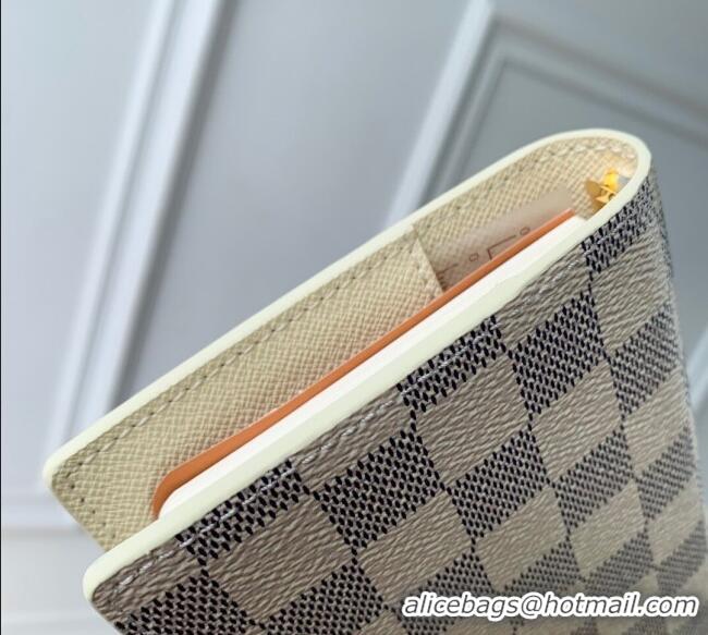 Hot Style Louis Vuitton Small Ring Agenda Cover in Damier Azur Canvas R20706 2025