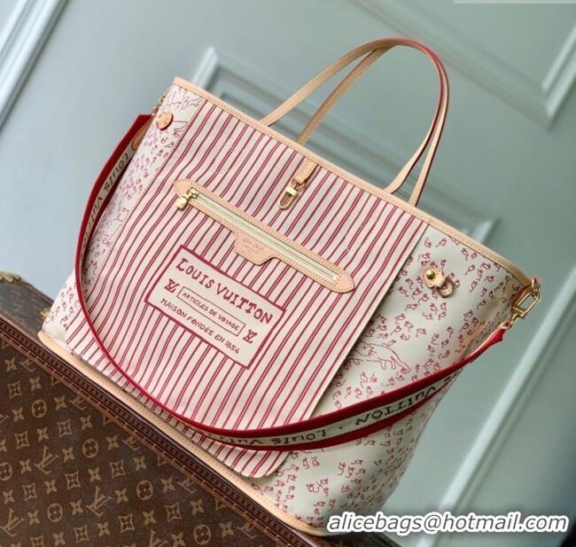 Best Price Louis Vuitton Neverfull Inside Out Tote Bag Monogram Beige GM M15124 2025