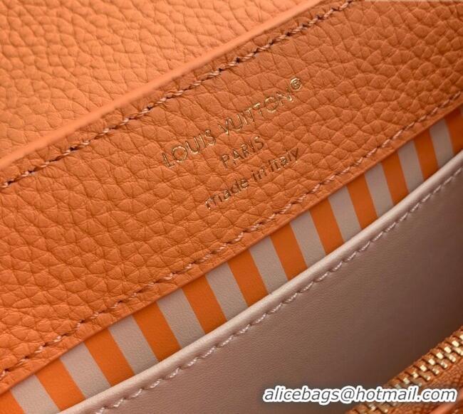 Promotional Louis Vuitton Capucines IVY Mini Bag in Grained Leather M14396 Orange 2025