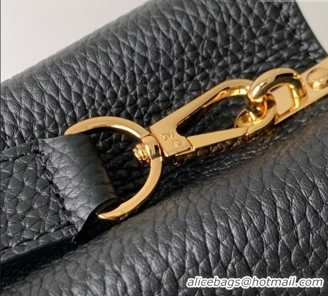 Promotional Louis Vuitton Capucines IVY Mini Bag in Grained Leather M14976 Black 2025