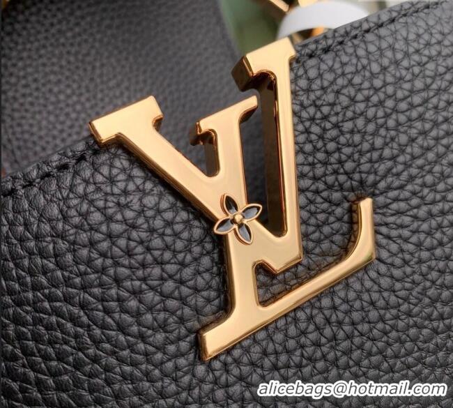 Promotional Louis Vuitton Capucines IVY Mini Bag in Grained Leather M14976 Black 2025