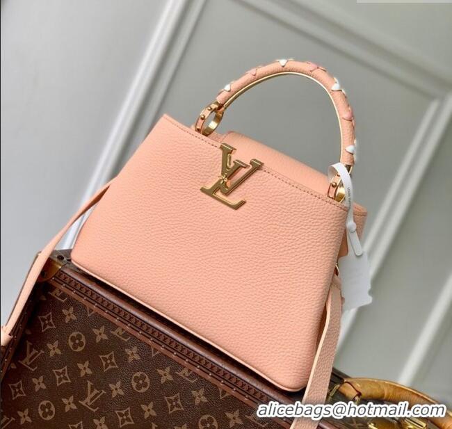 Trendy Design Louis Vuitton Capucines IVY PM Bag in Grained Leather M14976 Pink 2025