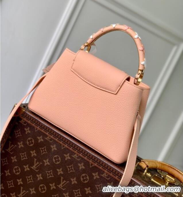 Trendy Design Louis Vuitton Capucines IVY PM Bag in Grained Leather M14976 Pink 2025