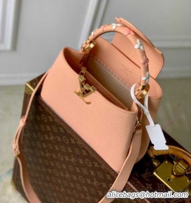Trendy Design Louis Vuitton Capucines IVY PM Bag in Grained Leather M14976 Pink 2025