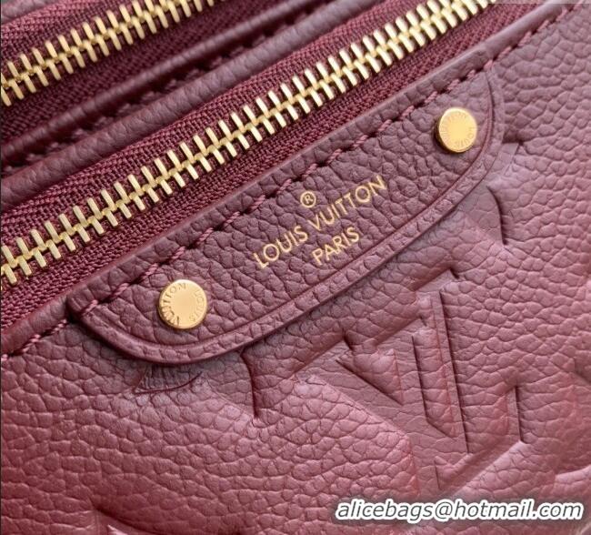 Best Price Louis Vuitton Mini Bumbag in Monogram Empreinte Embossed Leather M82208 Carnet Red 2025