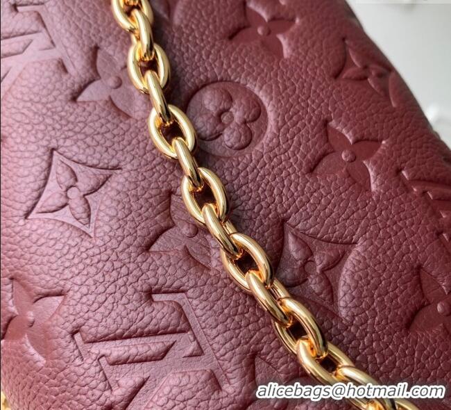 Best Price Louis Vuitton Mini Bumbag in Monogram Empreinte Embossed Leather M82208 Carnet Red 2025