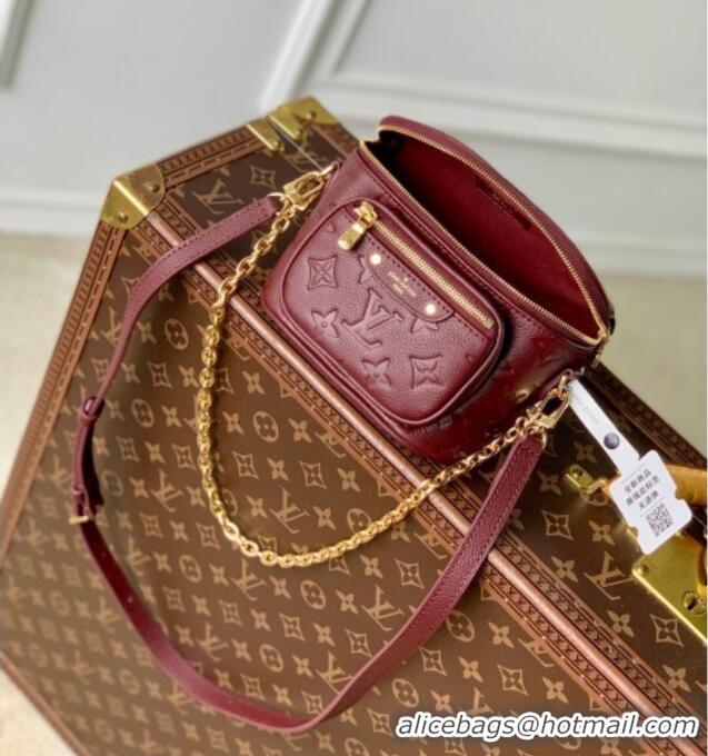 Best Price Louis Vuitton Mini Bumbag in Monogram Empreinte Embossed Leather M82208 Carnet Red 2025