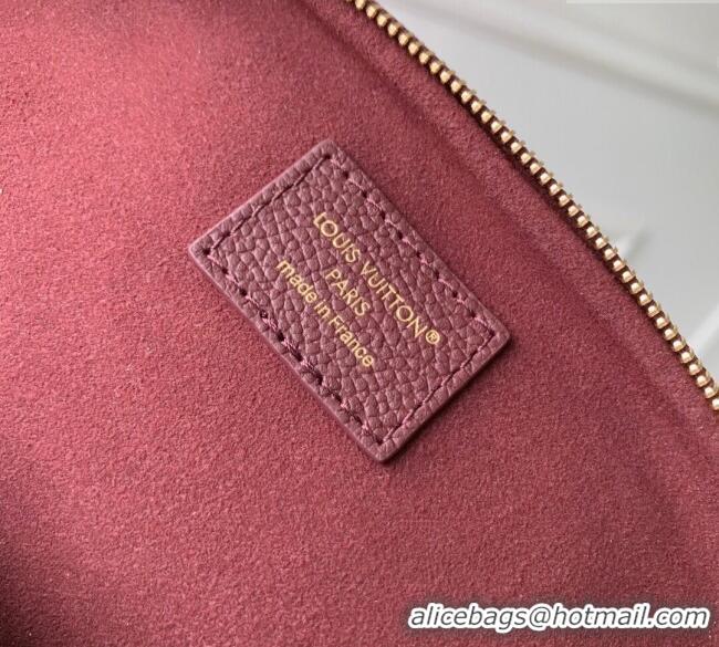 Best Price Louis Vuitton Mini Bumbag in Monogram Empreinte Embossed Leather M82208 Carnet Red 2025