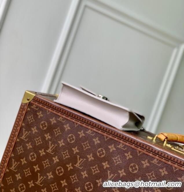 Best Discount Louis Vuitton Wallet On Chain Rosy Mini bag in Grained Leather M13570 Brume Grey 2025