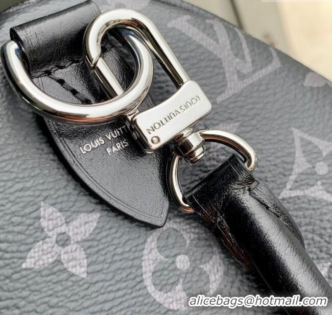 Luxury Cheap Louis Vuitton Speedy Soft 30 Bag in Monogram Eclipse Canvas M15102 Black 2025