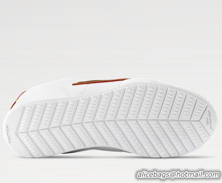​Famous Brand Louis Vuitton LV BUTTERSOFT Sneakers in Calf Leather 1AJAQL White/Brown