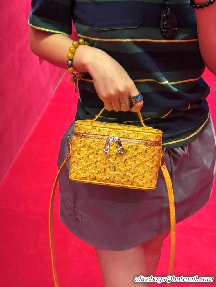 Best Price Goyard Muse Mini Vanity Case GY1403 Yellow