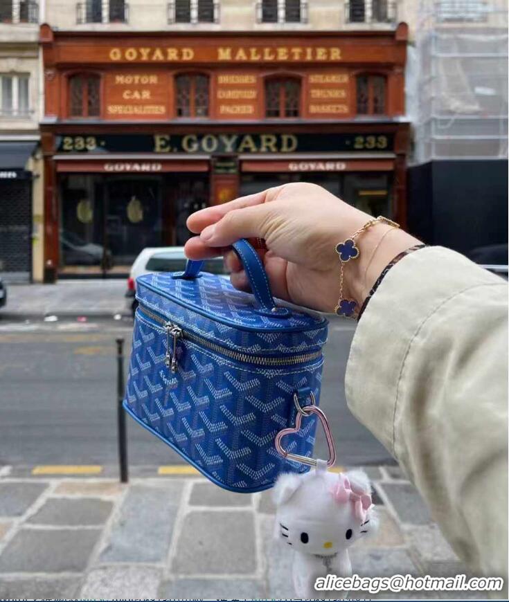 Grade Quality Goyard Muse Mini Vanity Case GY1403 Light Blue