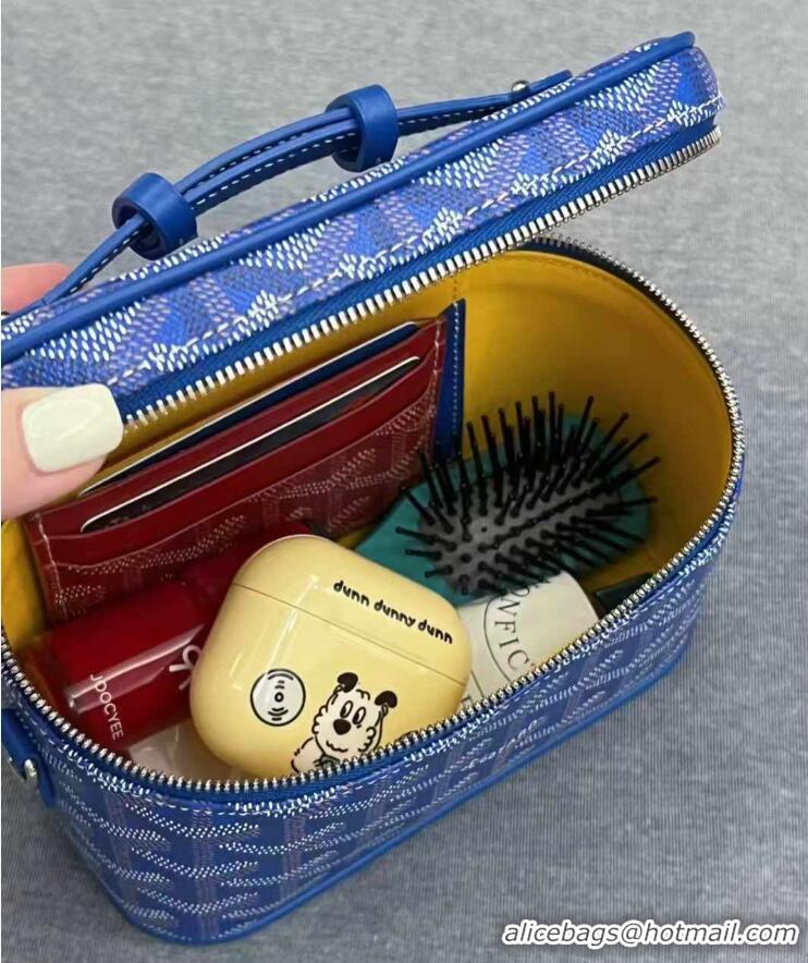 Grade Quality Goyard Muse Mini Vanity Case GY1403 Light Blue