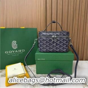 Top Design Goyard Muse Mini Vanity Case GY1403 Navy Blue