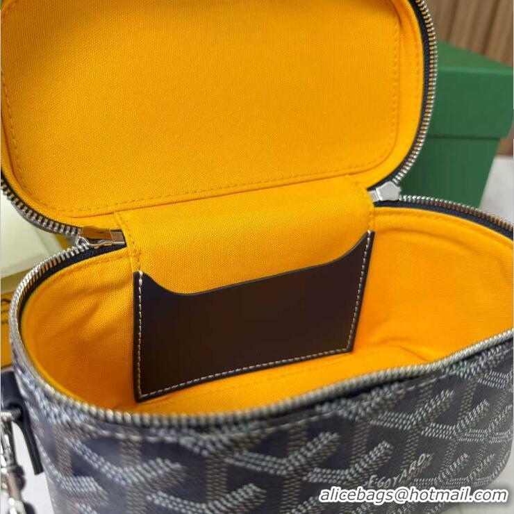 Top Design Goyard Muse Mini Vanity Case GY1403 Navy Blue