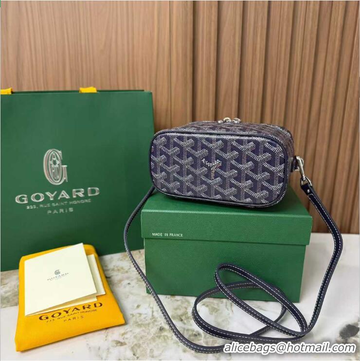 Top Design Goyard Muse Mini Vanity Case GY1403 Navy Blue
