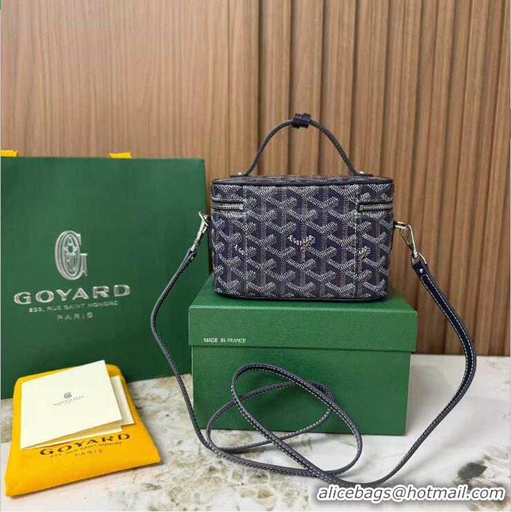 Top Design Goyard Muse Mini Vanity Case GY1403 Navy Blue