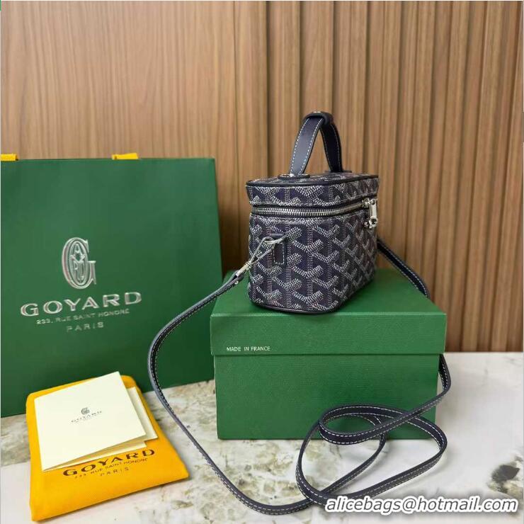 Top Design Goyard Muse Mini Vanity Case GY1403 Navy Blue