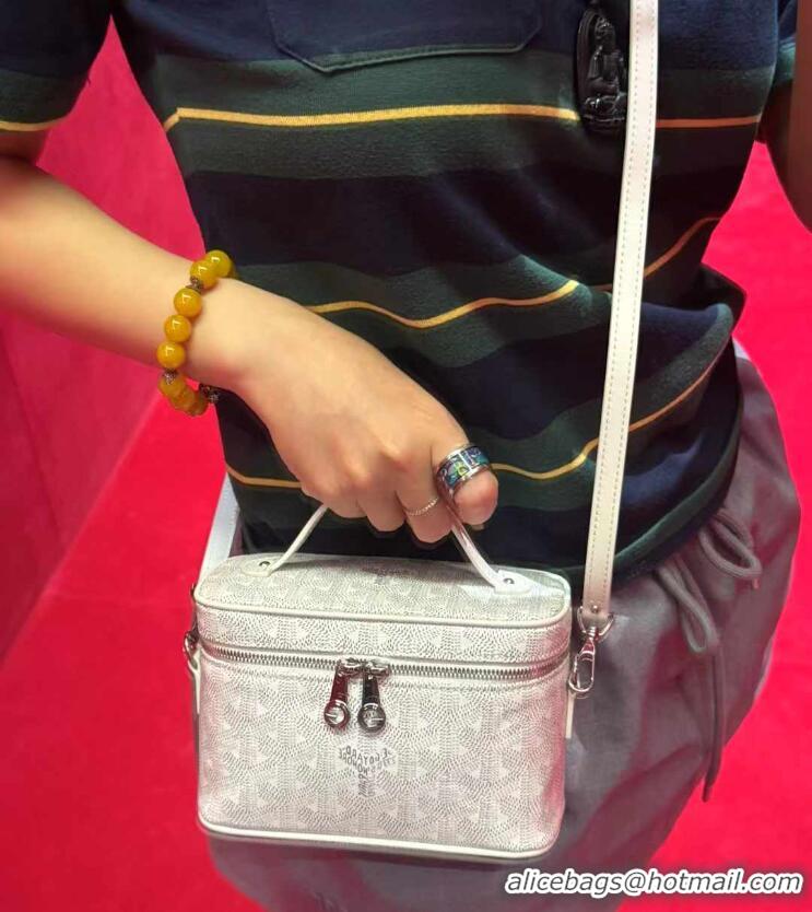 Grade Promotional Goyard Muse Mini Vanity Case GY1403 White