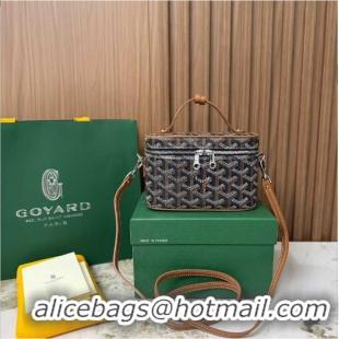Top Quality Goyard Muse Mini Vanity Case GY1403 Black And Tan