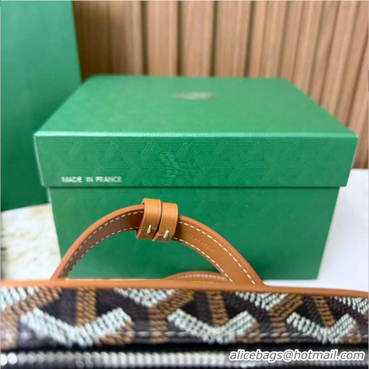 Top Quality Goyard Muse Mini Vanity Case GY1403 Black And Tan