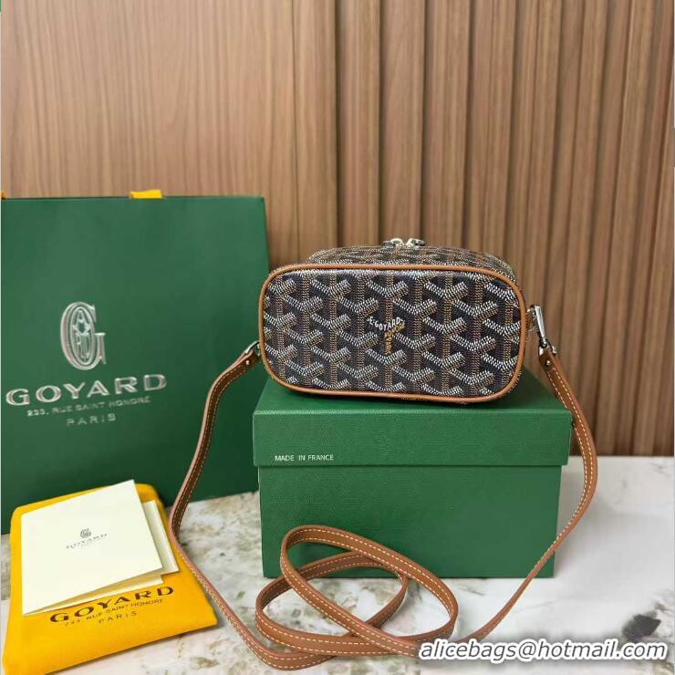 Top Quality Goyard Muse Mini Vanity Case GY1403 Black And Tan