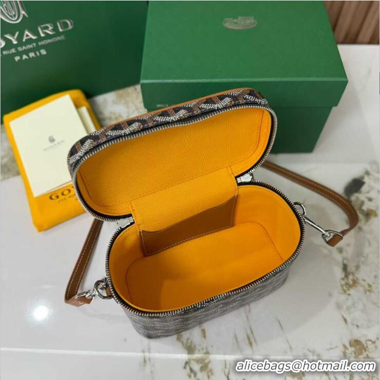 Top Quality Goyard Muse Mini Vanity Case GY1403 Black And Tan