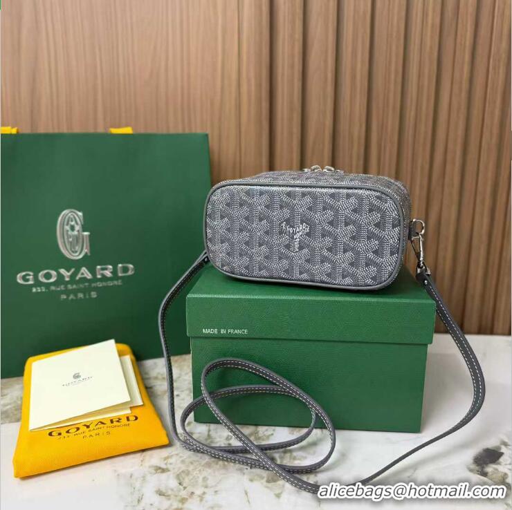 Traditional Discount Goyard Muse Mini Vanity Case GY1403 Dark Grey