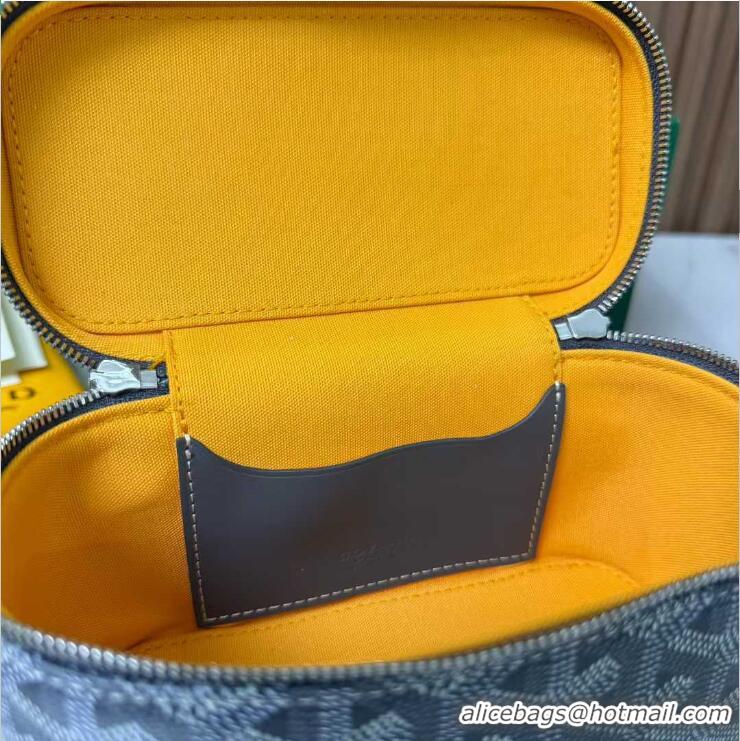 Traditional Discount Goyard Muse Mini Vanity Case GY1403 Dark Grey