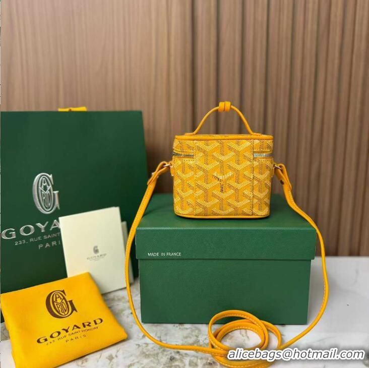 Good Looking Goyard Muse Nano Vanity Case GY1402 Yellow