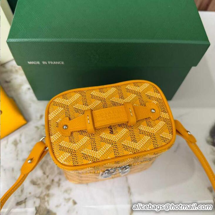 Good Looking Goyard Muse Nano Vanity Case GY1402 Yellow