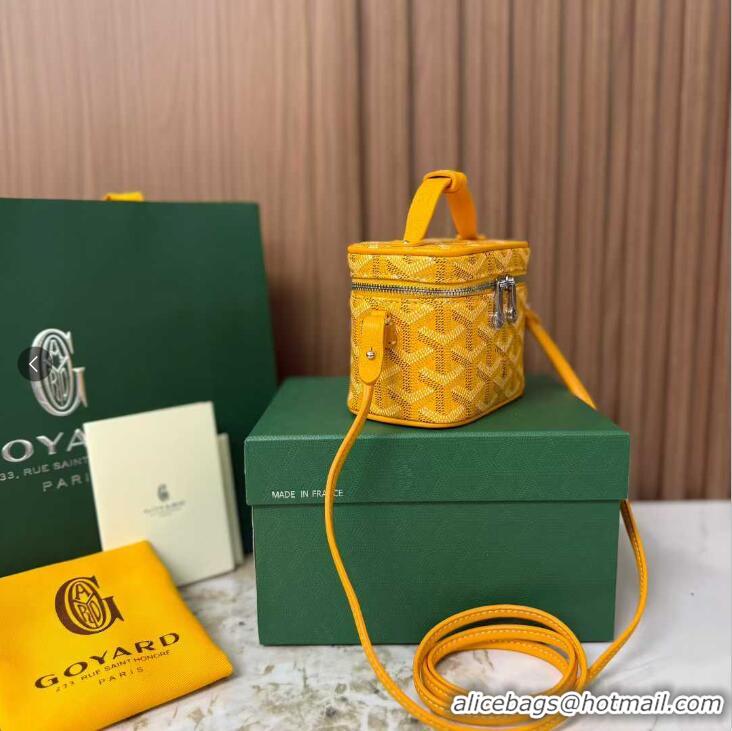 Good Looking Goyard Muse Nano Vanity Case GY1402 Yellow