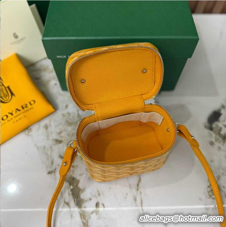 Good Looking Goyard Muse Nano Vanity Case GY1402 Yellow