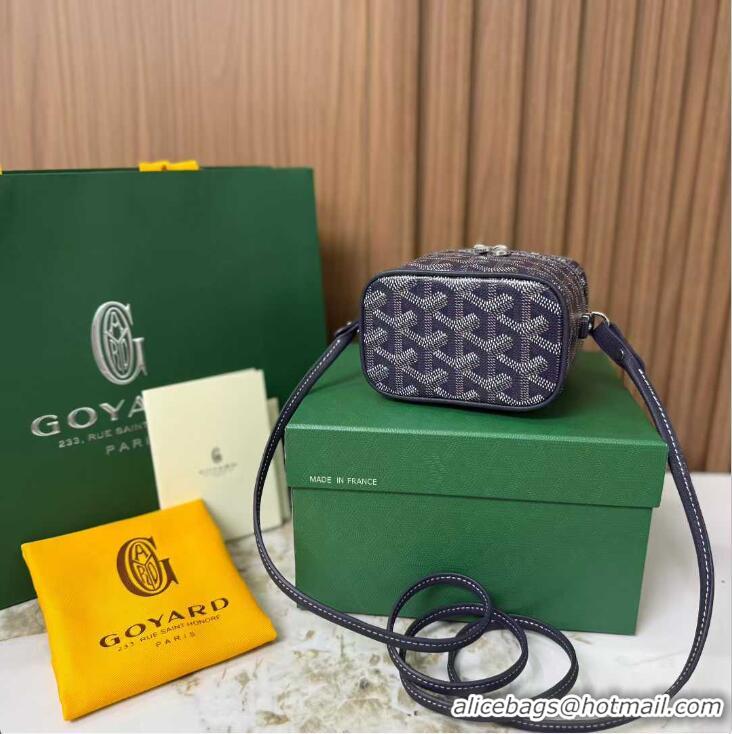 Well Crafted Goyard Muse Nano Vanity Case GY1402 Navy Blue