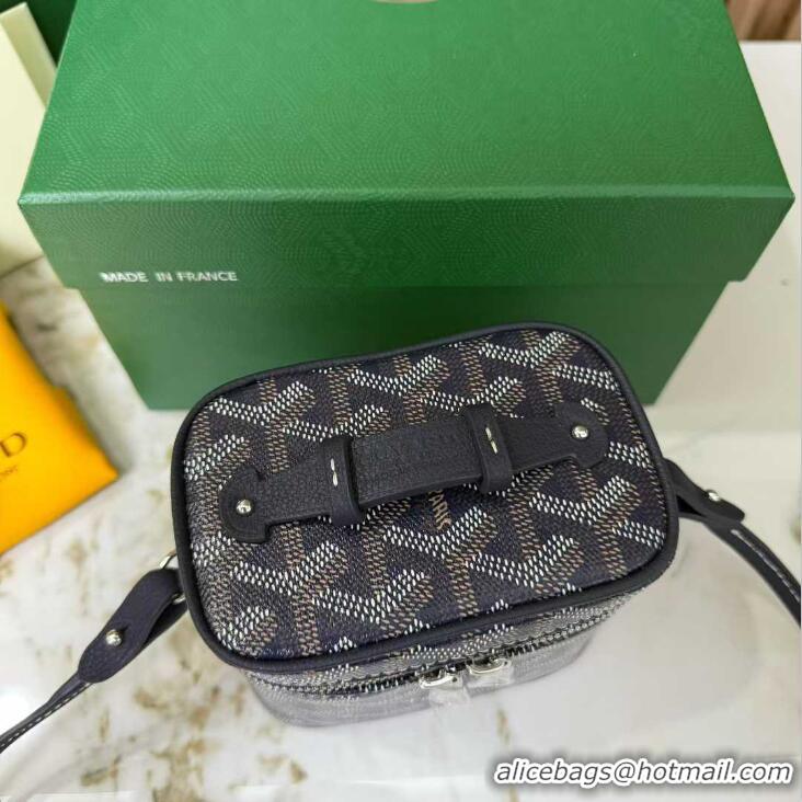 Well Crafted Goyard Muse Nano Vanity Case GY1402 Navy Blue