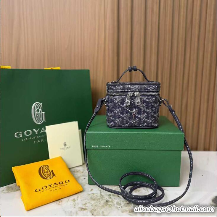 Well Crafted Goyard Muse Nano Vanity Case GY1402 Navy Blue