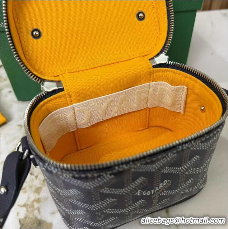 Well Crafted Goyard Muse Nano Vanity Case GY1402 Navy Blue