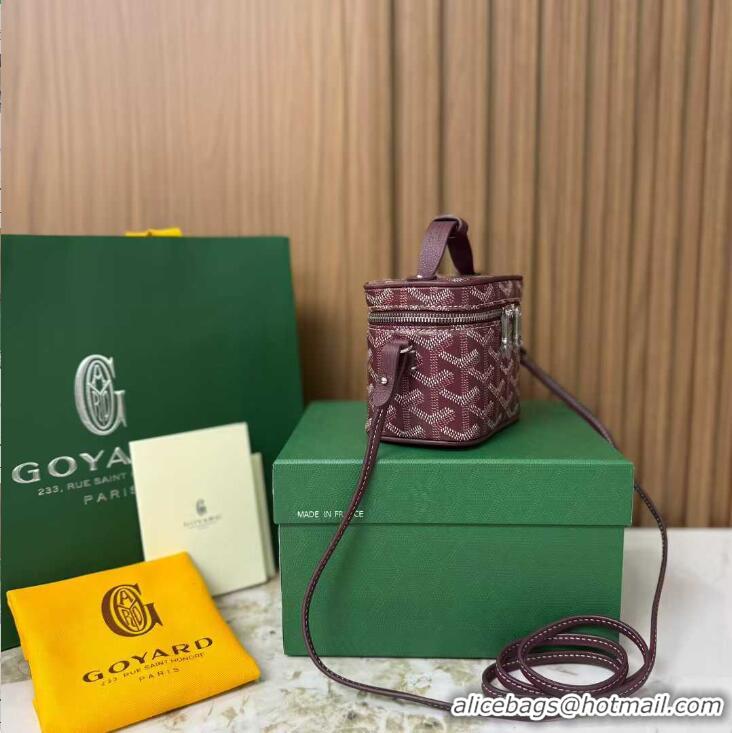Best Price Goyard Muse Nano Vanity Case GY1402 Burgundy