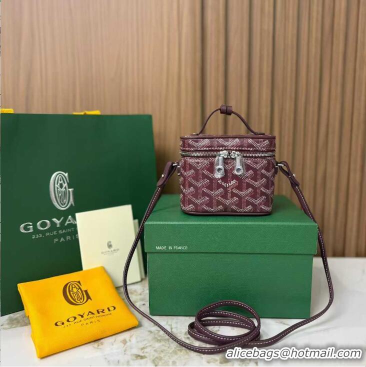 Best Price Goyard Muse Nano Vanity Case GY1402 Burgundy