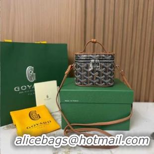 Promotional Goyard Muse Nano Vanity Case GY1402 Black And Tan