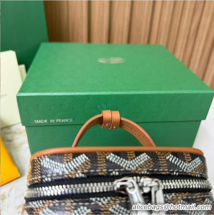 Promotional Goyard Muse Nano Vanity Case GY1402 Black And Tan