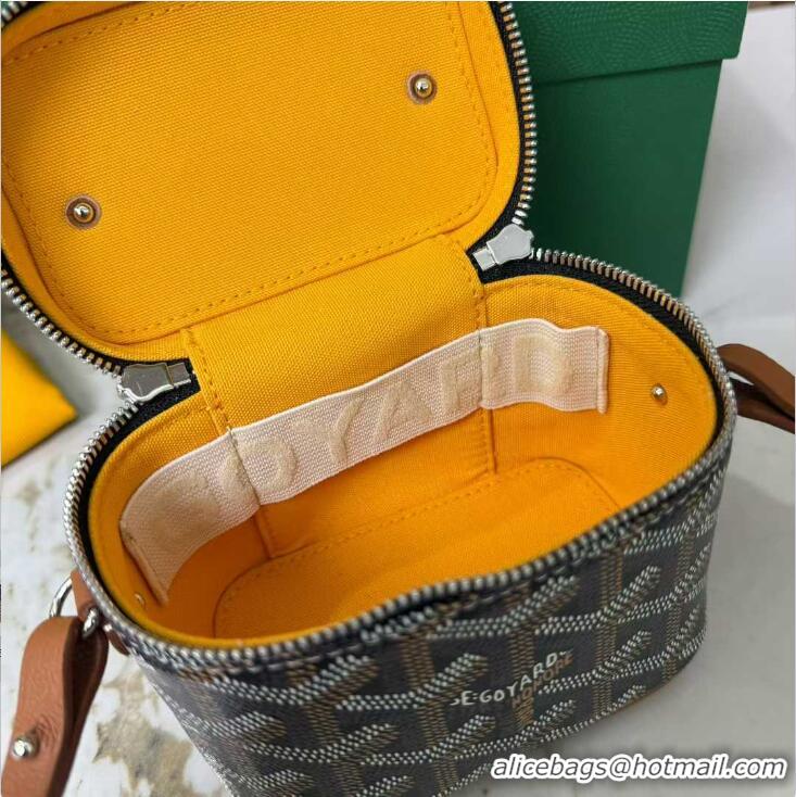 Promotional Goyard Muse Nano Vanity Case GY1402 Black And Tan