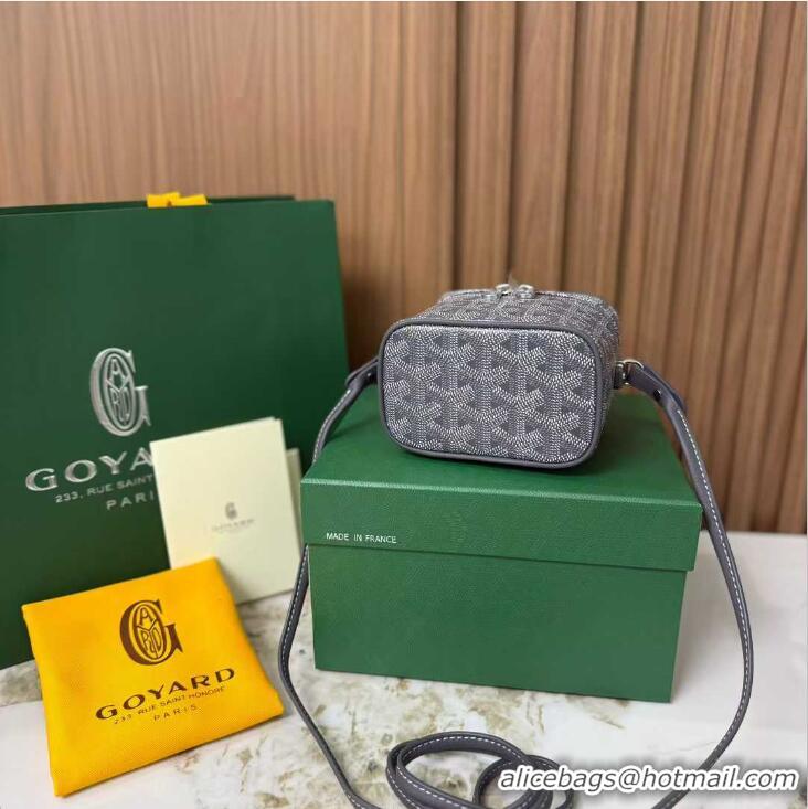 Market Sells Goyard Muse Nano Vanity Case GY1402 Dark Grey