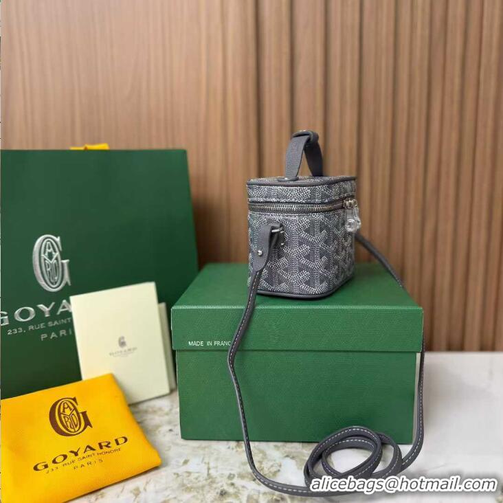 Market Sells Goyard Muse Nano Vanity Case GY1402 Dark Grey
