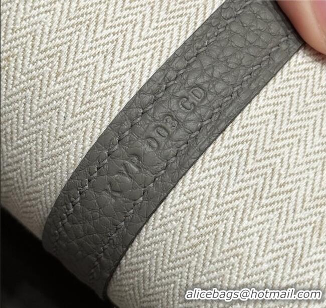 New Stylish Hermes Garden Party 30/36cm Bag in Togo Leather H2301 Gris Meyer Cloud Grey 2025 (Half Handmade)