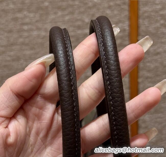 Market Sells Hermes Garden Party 30/36cm Bag in Togo Leather H2301 Ebene 2025(Half Handmade)