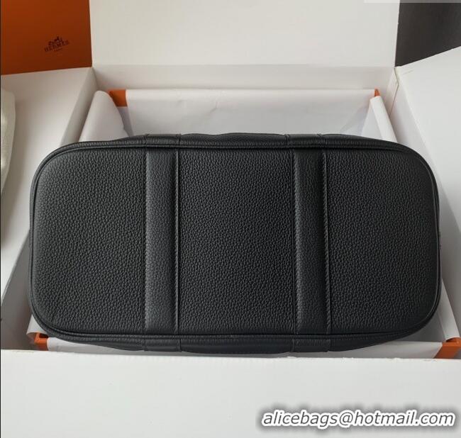 Market Sells Hermes Garden Party 30/36cm Bag in Togo Leather H2301 Black 2025(Half Handmade)