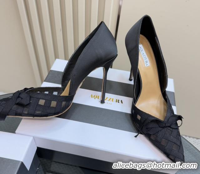 Most Popular Aquazzura Mesh Pumps 10cm Heel A091607 Black 5091607