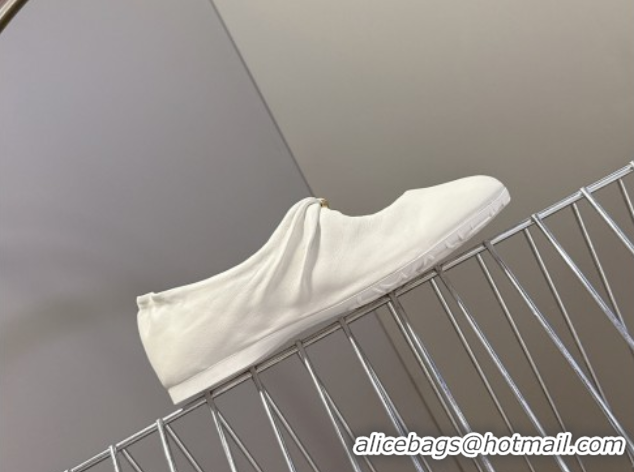 Low Cost Loewe Pebble Soft ballerinas flat in nappa lambskin White 0823082